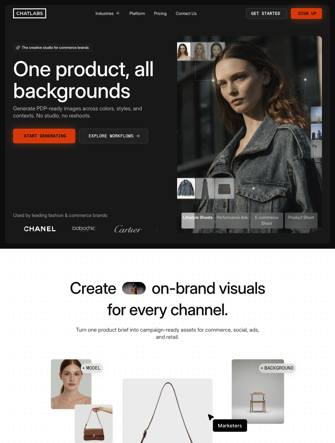 ChatLabs AI commerce screenshot