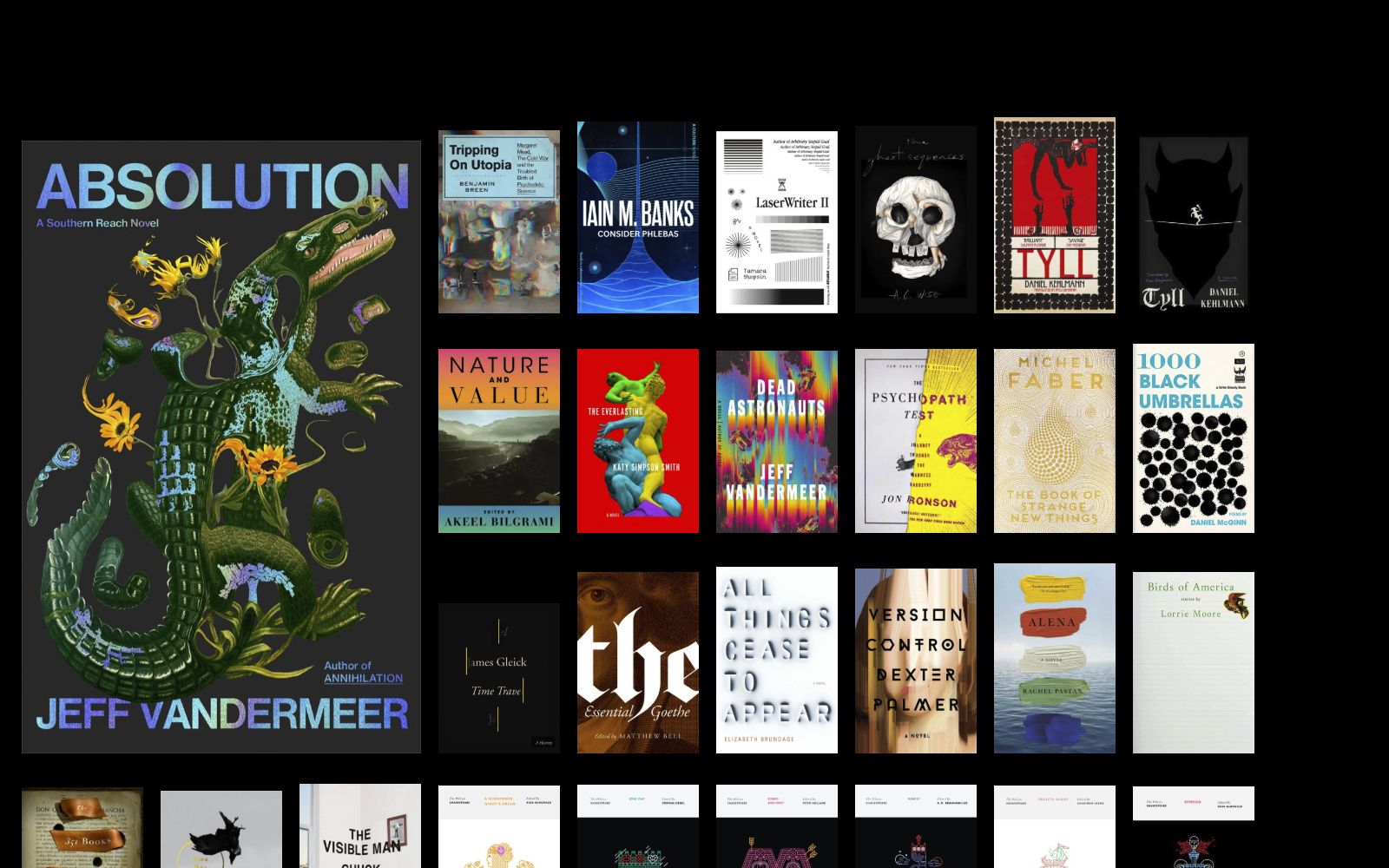 Book Cover Archive desktop reference: The grid becomes a semiotic training set.