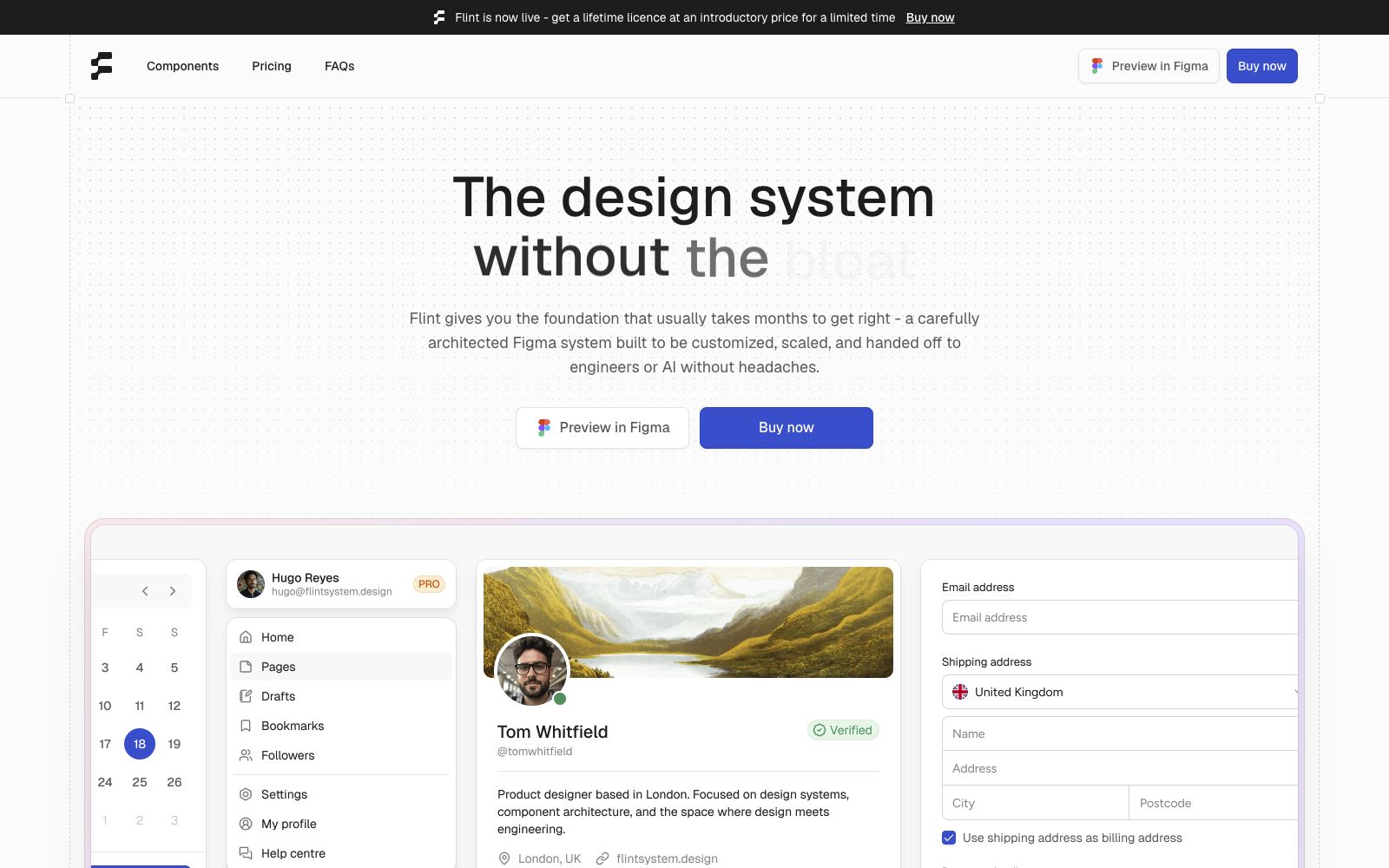 Flint System desktop reference: A design system sells like infrastructure.